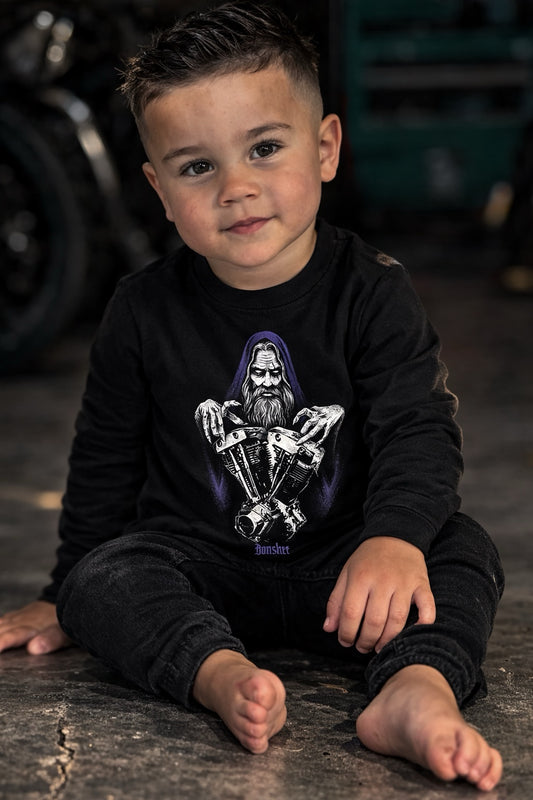 MOTOWIZARD TODDLER LONG SLEEVE TEE