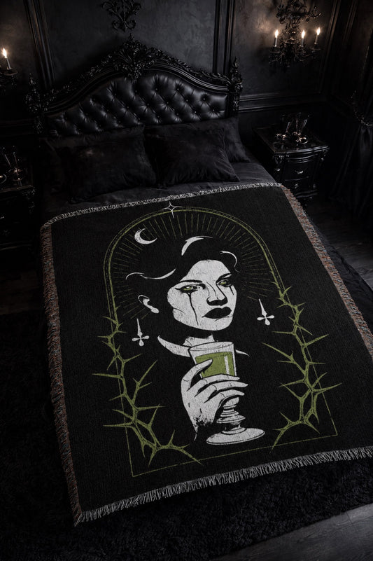 ABSINTHE WOVEN BLANKET