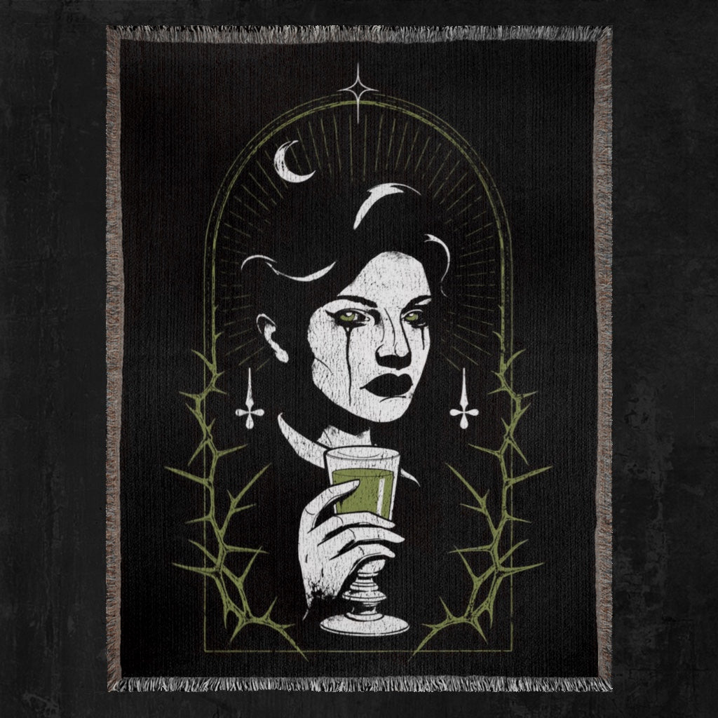 ABSINTHE WOVEN BLANKET