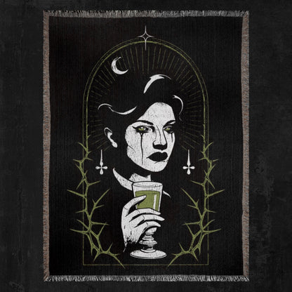 ABSINTHE WOVEN BLANKET