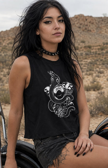 KNUCKLEHEAD COBRA CROP TANK