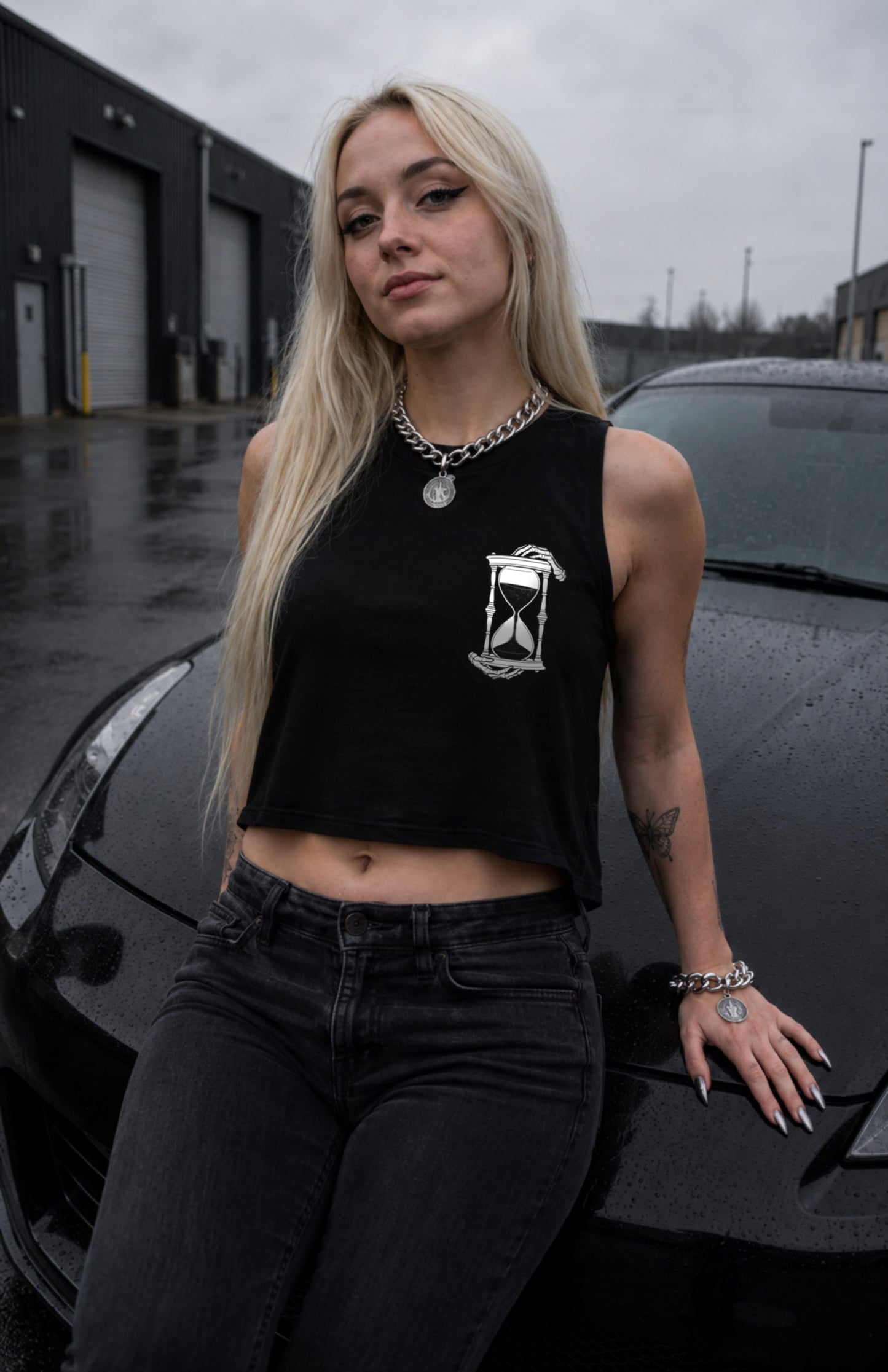 TIMES UP CROP TANK
