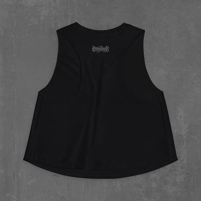 FLAMING SHOVELHEAD CROP TANK