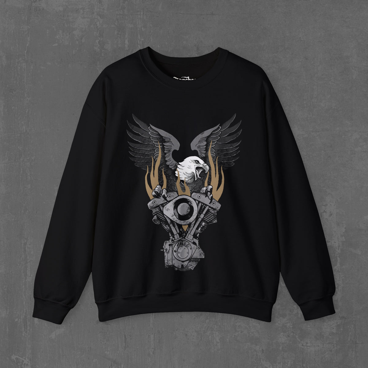 FLAMING SHOVELHEAD SWEATSHIRT