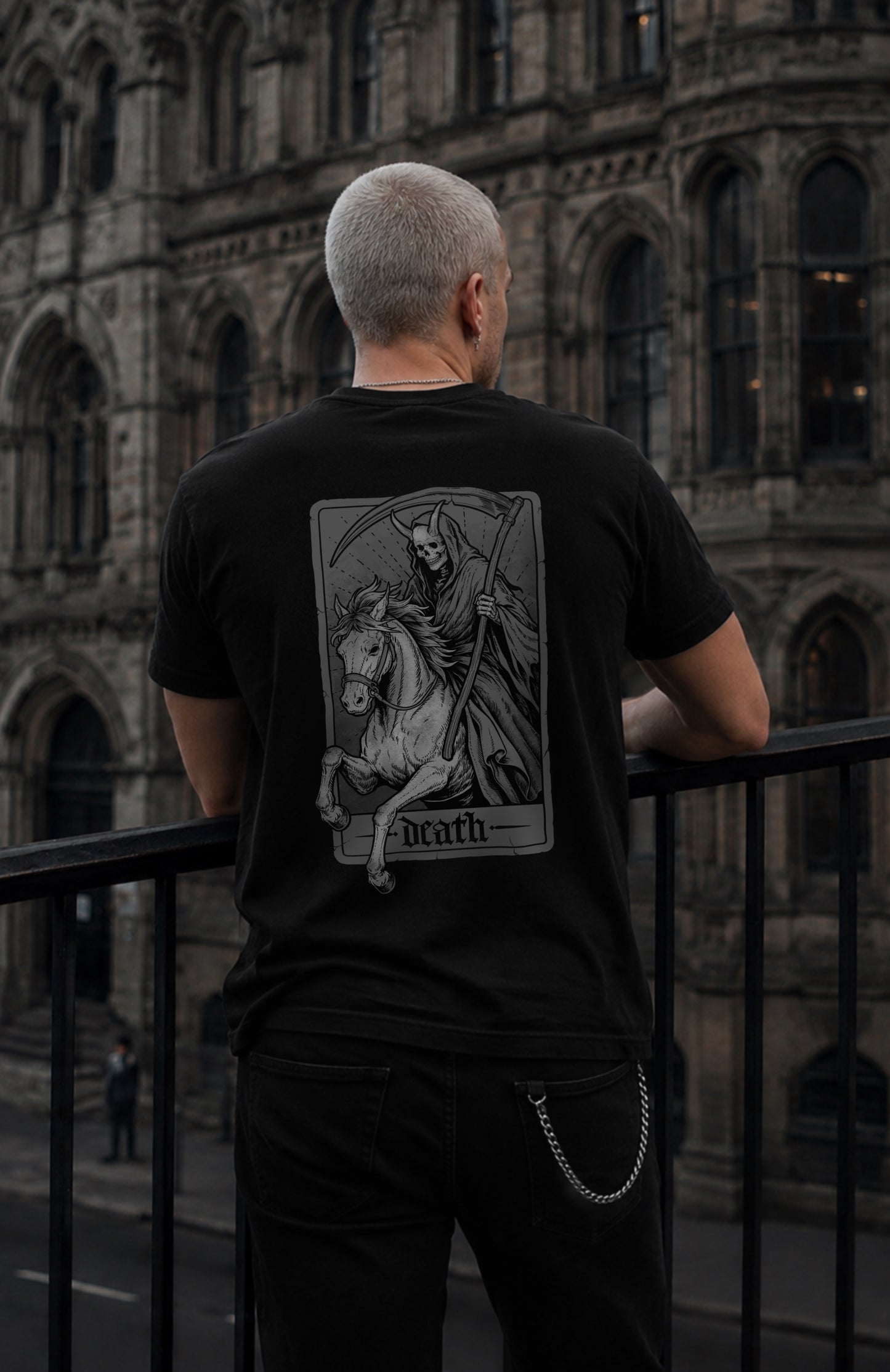 THE HORSEMAN T-SHIRT grey