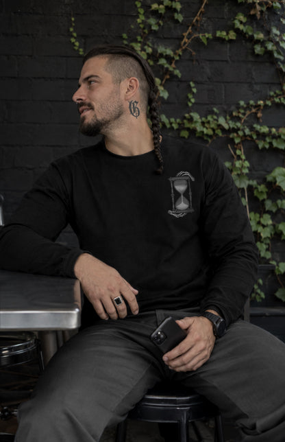 THE HORSEMAN LONG SLEEVE TEE grey
