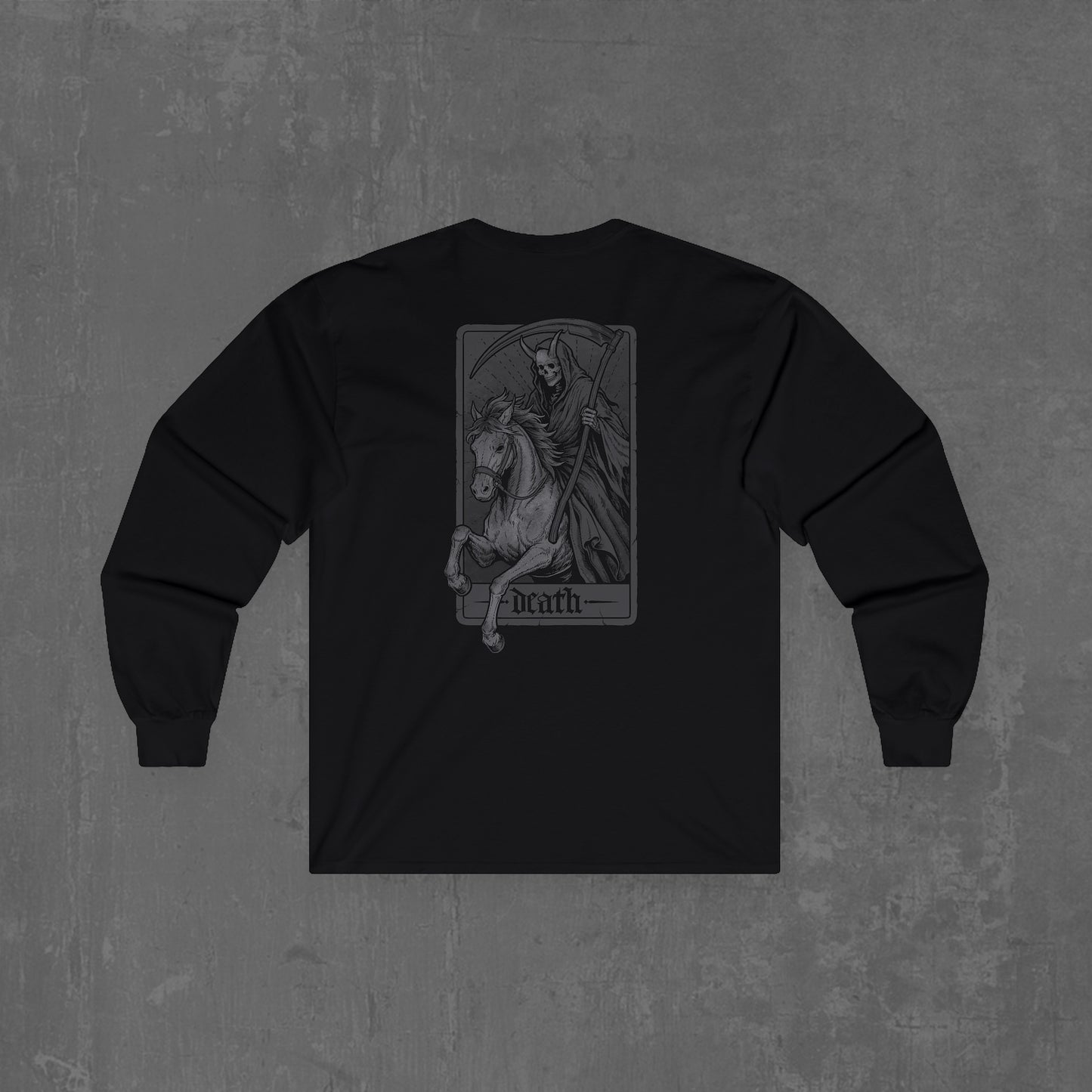 THE HORSEMAN LONG SLEEVE TEE grey