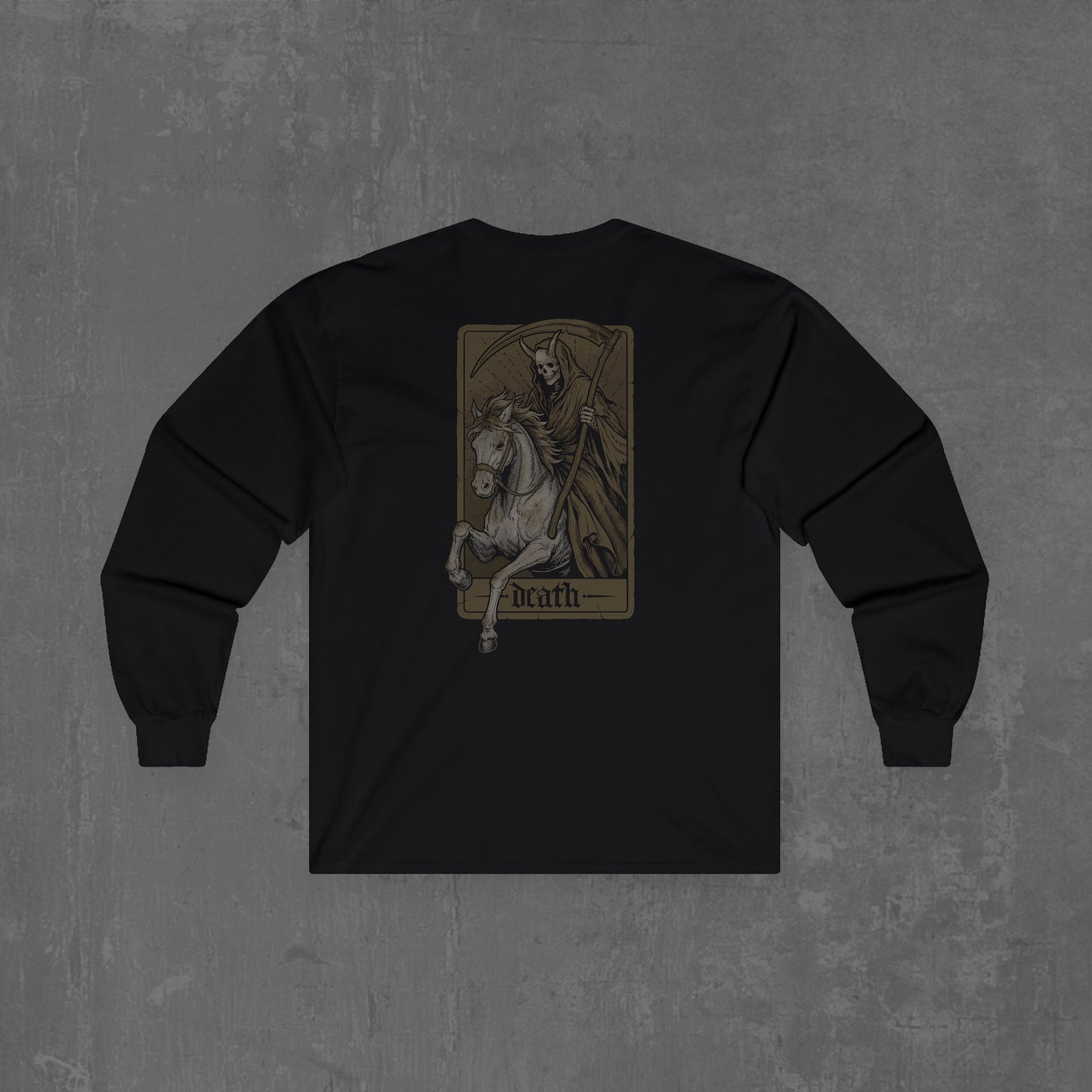 THE HORSEMAN LONG SLEEVE TEE gold