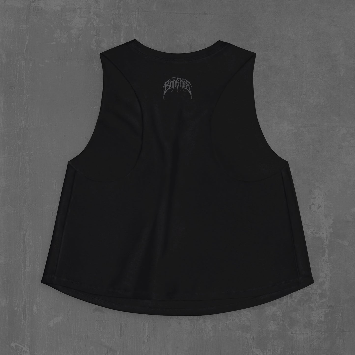 BLACK MAMBA CROP TANK