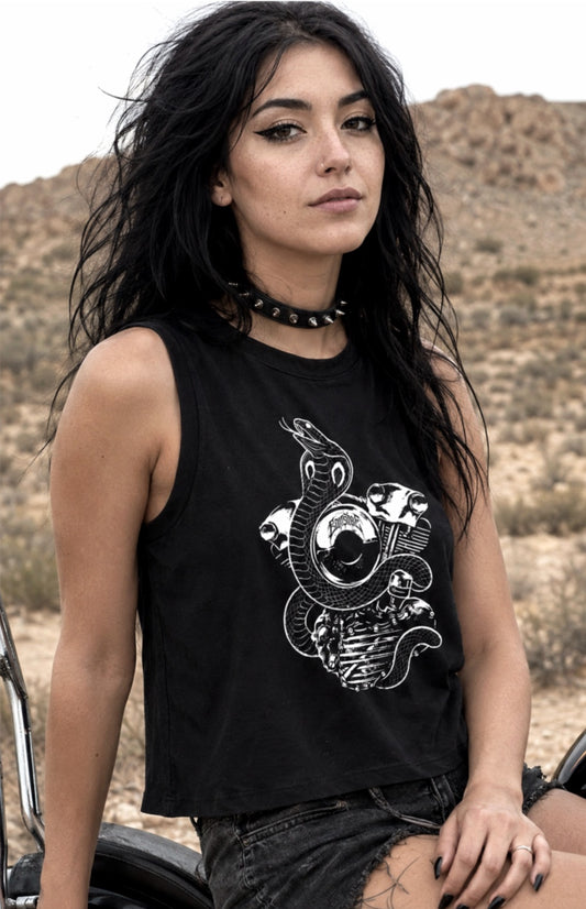 KNUCKLEHEAD COBRA CROP TANK