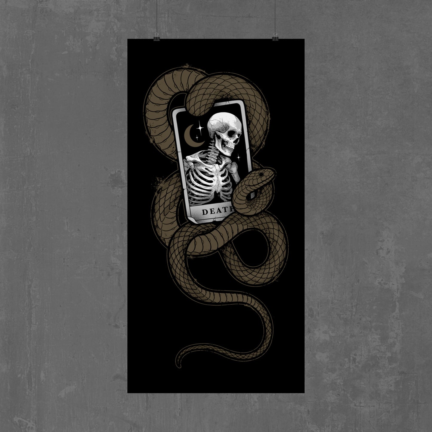 DEATH TAROT MATTE POSTER