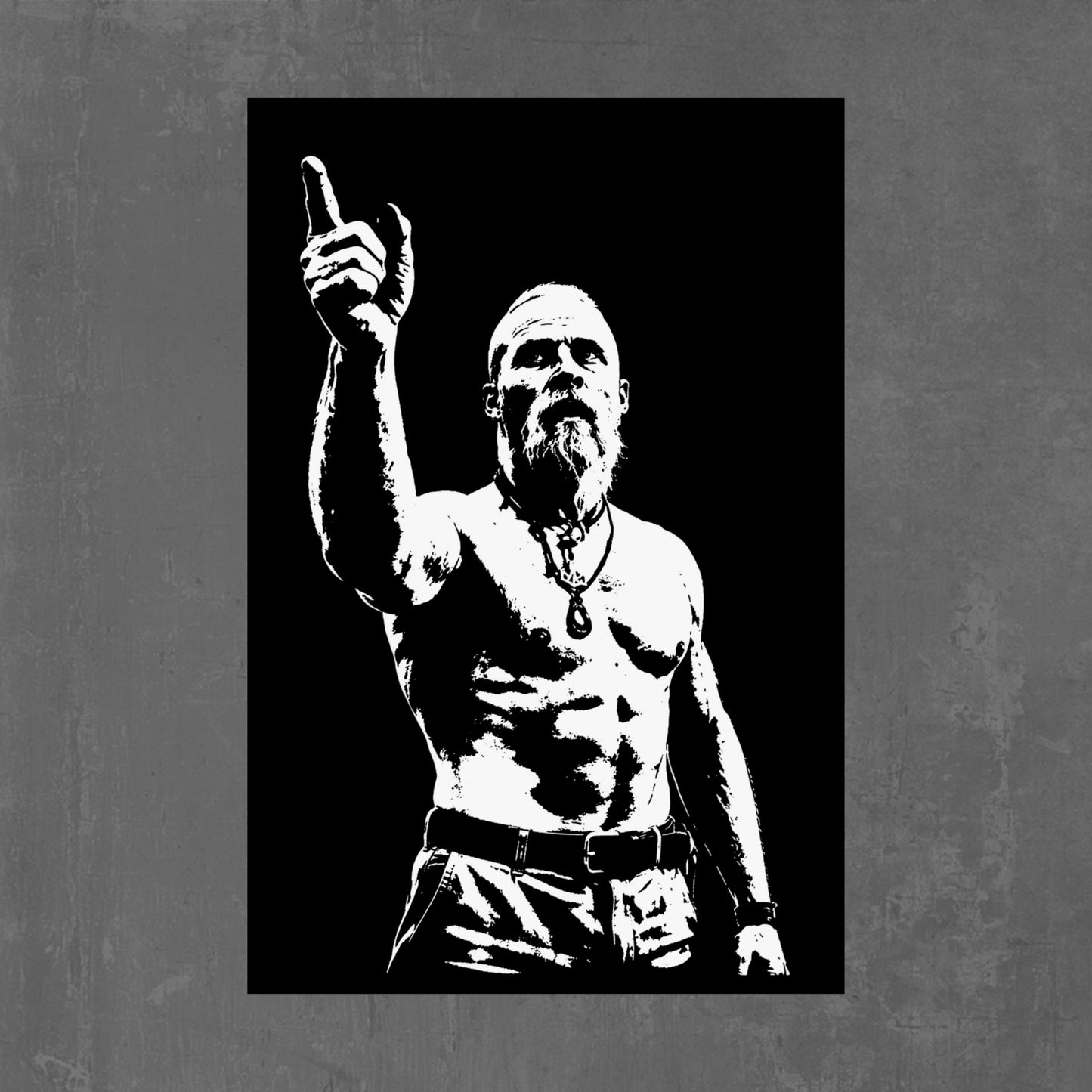 TECHNO VIKING MATTE POSTER