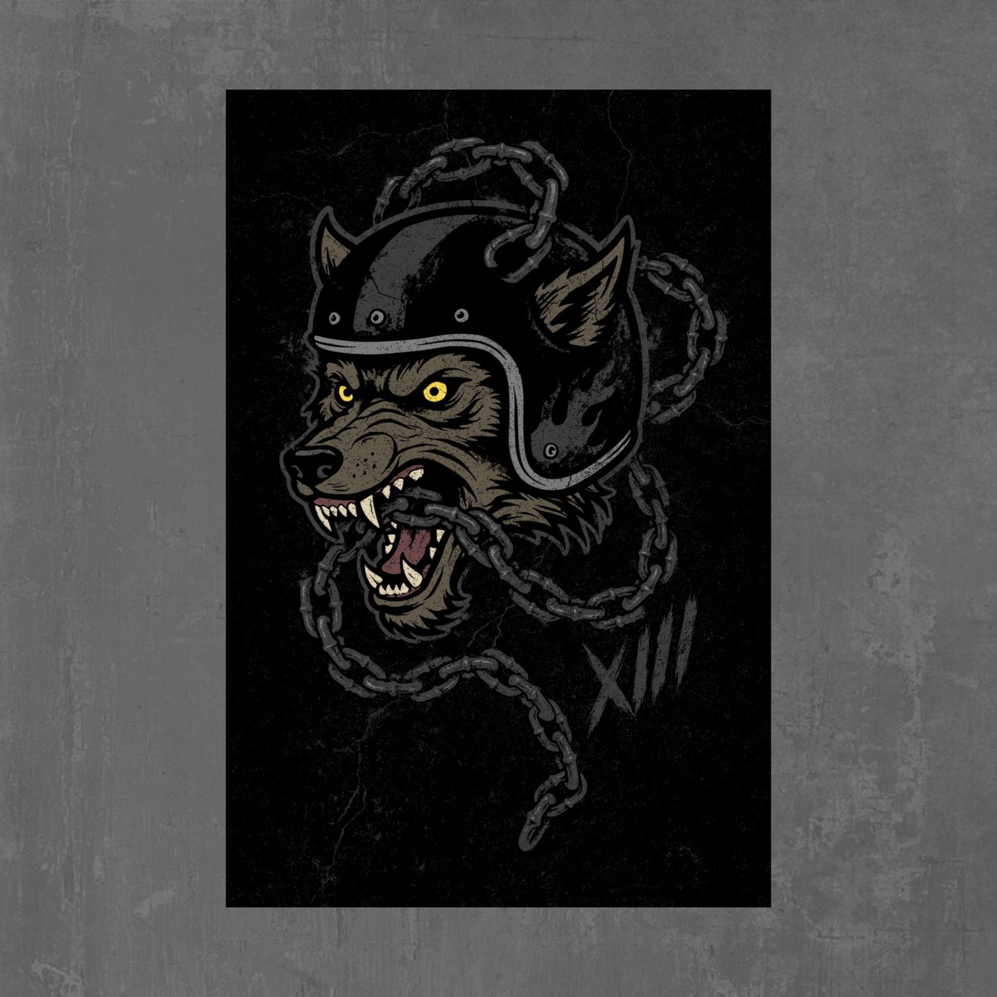 HELLHOUND MATTE POSTER