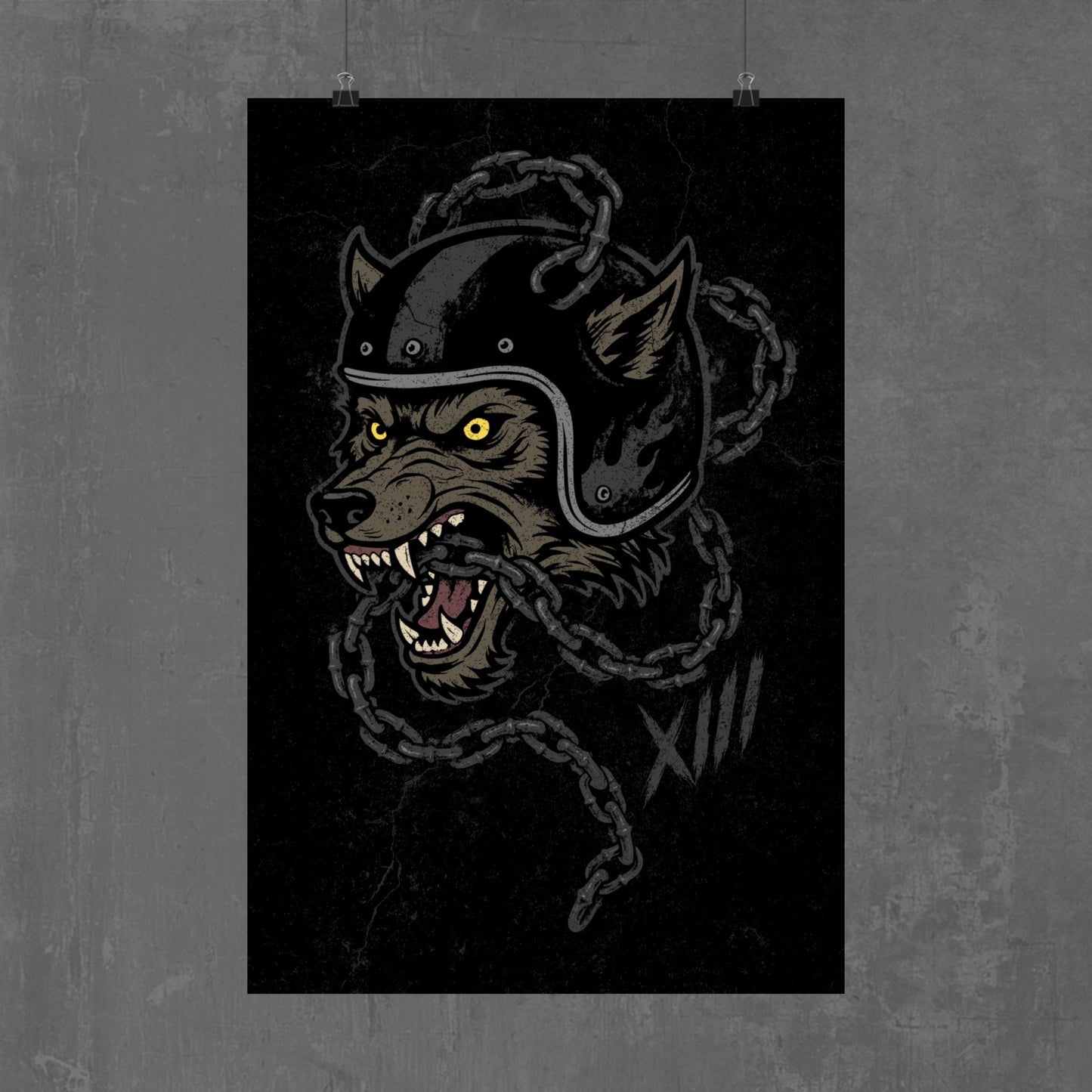 HELLHOUND MATTE POSTER
