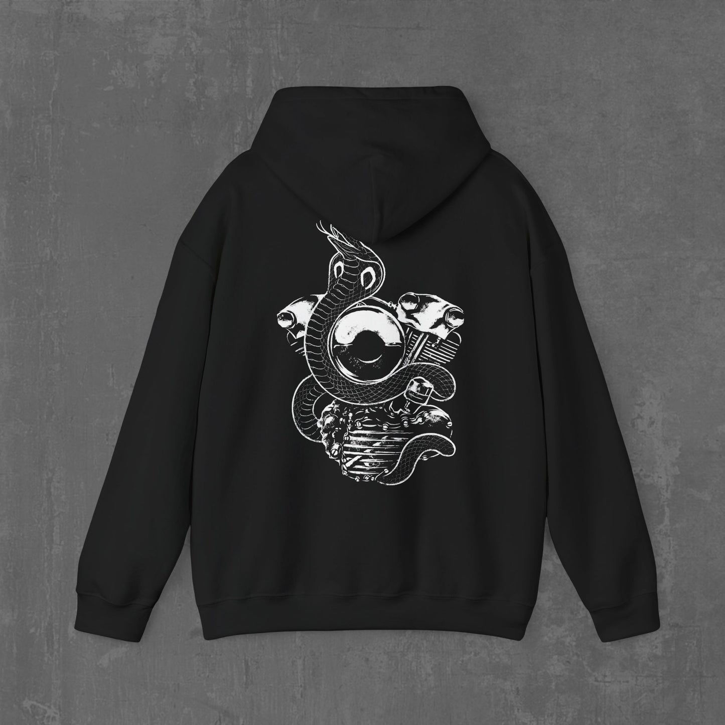 Knucklehead cobra Hoodie (front & back)