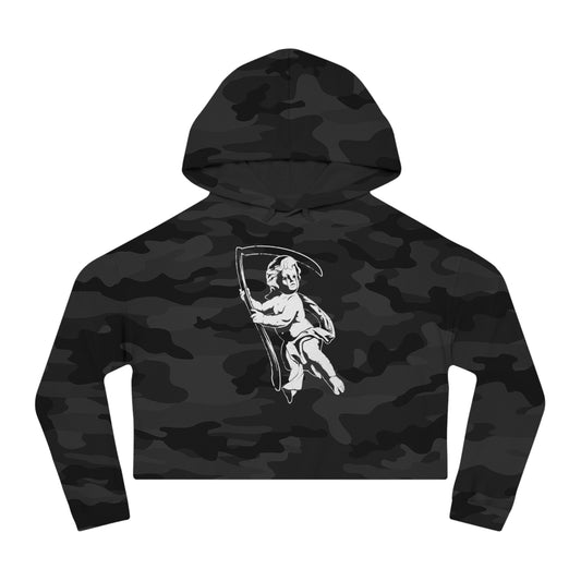 Azrael Camo Cropped hoodie