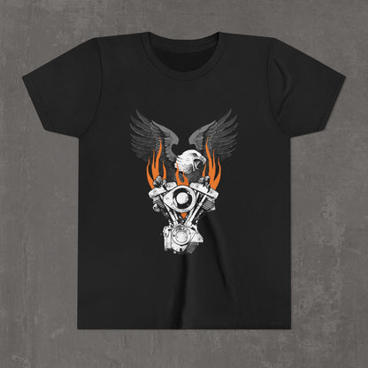 Flaming shovelhead Youth T-shirt