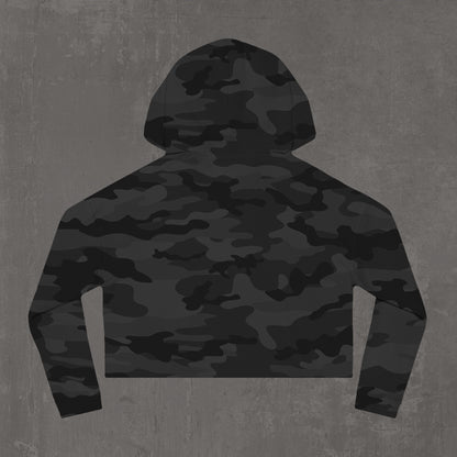Azrael Camo Cropped Hoodie