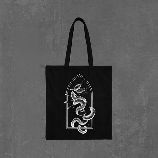 Snakecharmer tote bag