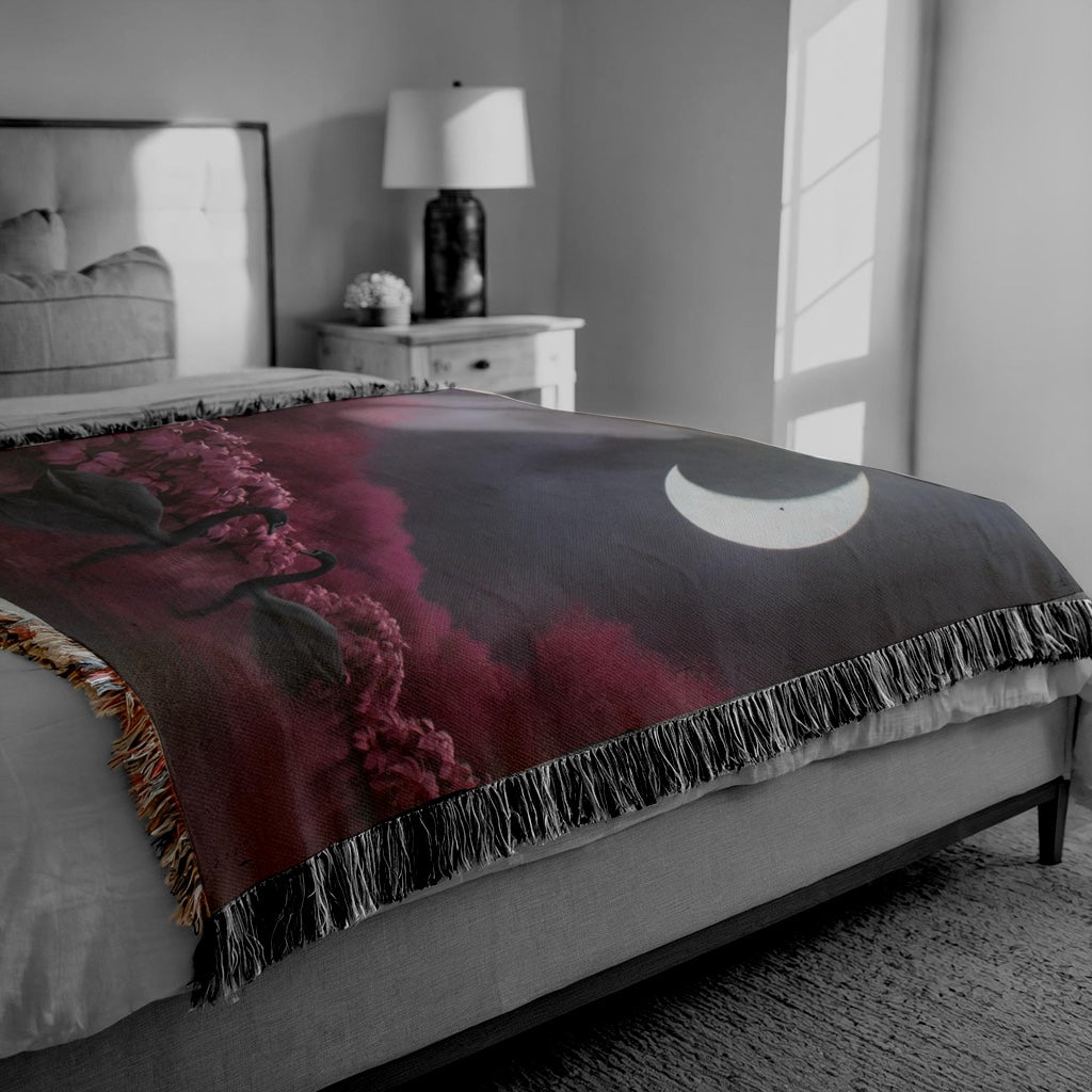 Black swan Woven Blanket