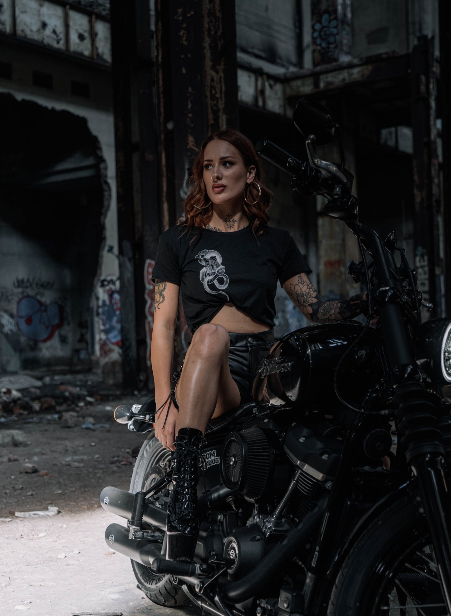 DEATH TAROT CROP TOP