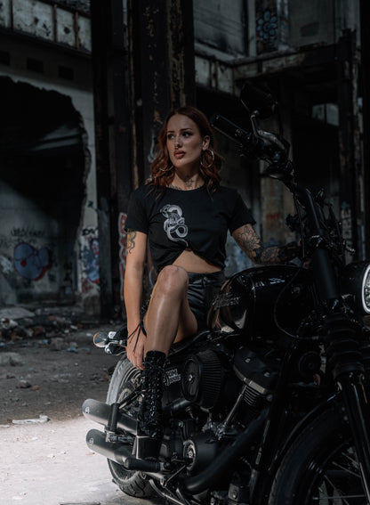 DEATH TAROT CROP TOP