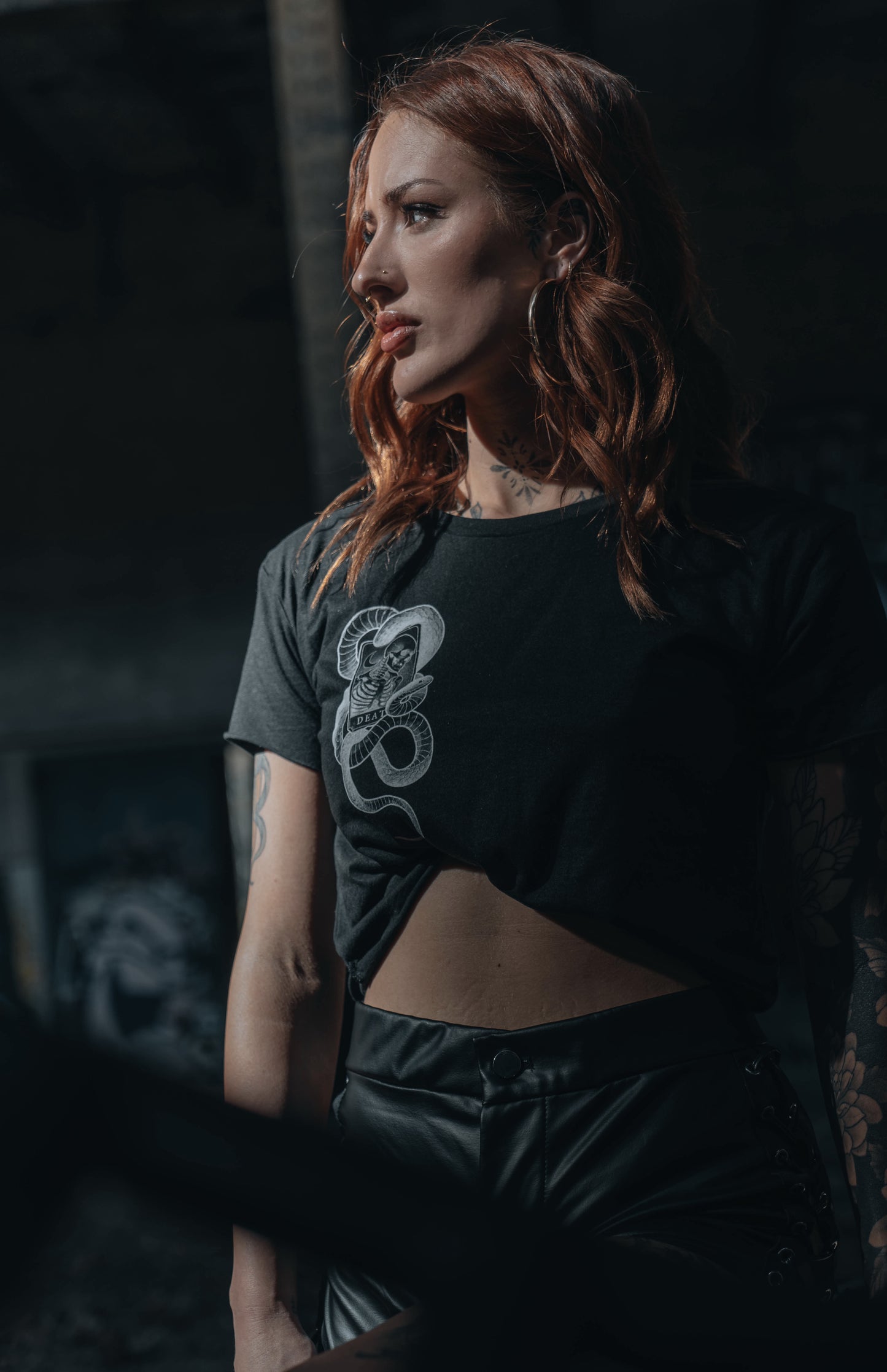 DEATH TAROT CROP TOP