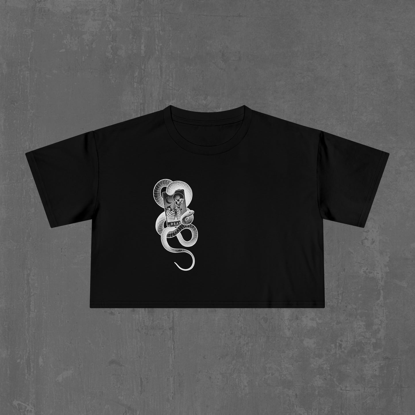 DEATH TAROT CROP TOP
