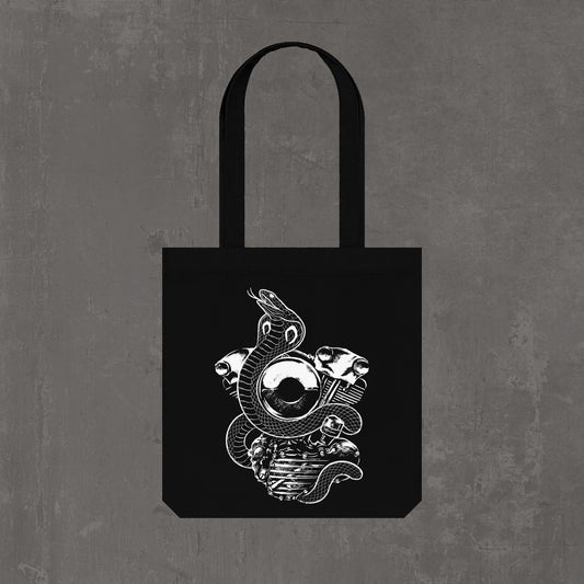 Knucklehead cobra Tote bag