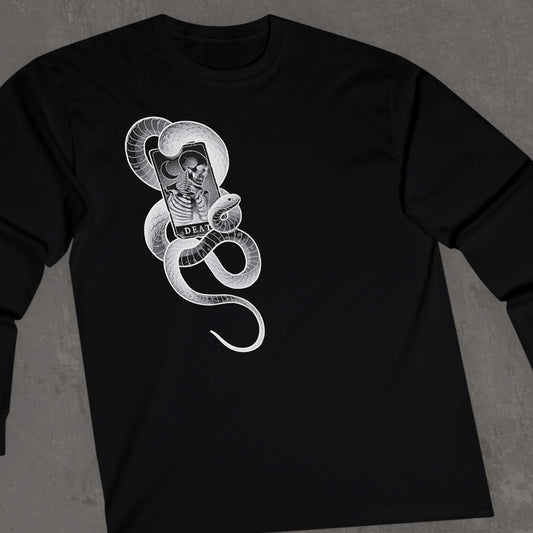 Death tarot long sleeve tee