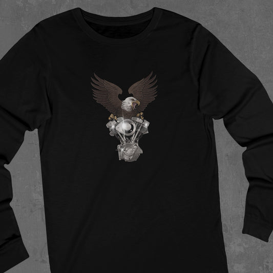 SHOVELHEAD EAGLE LONG SLEEVE TEE