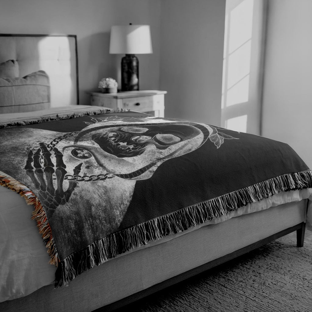 Grim Woven Blanket