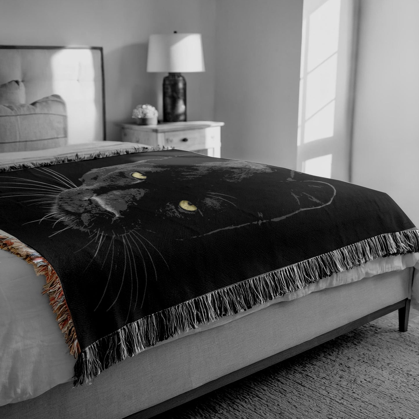 Panther Woven Blanket