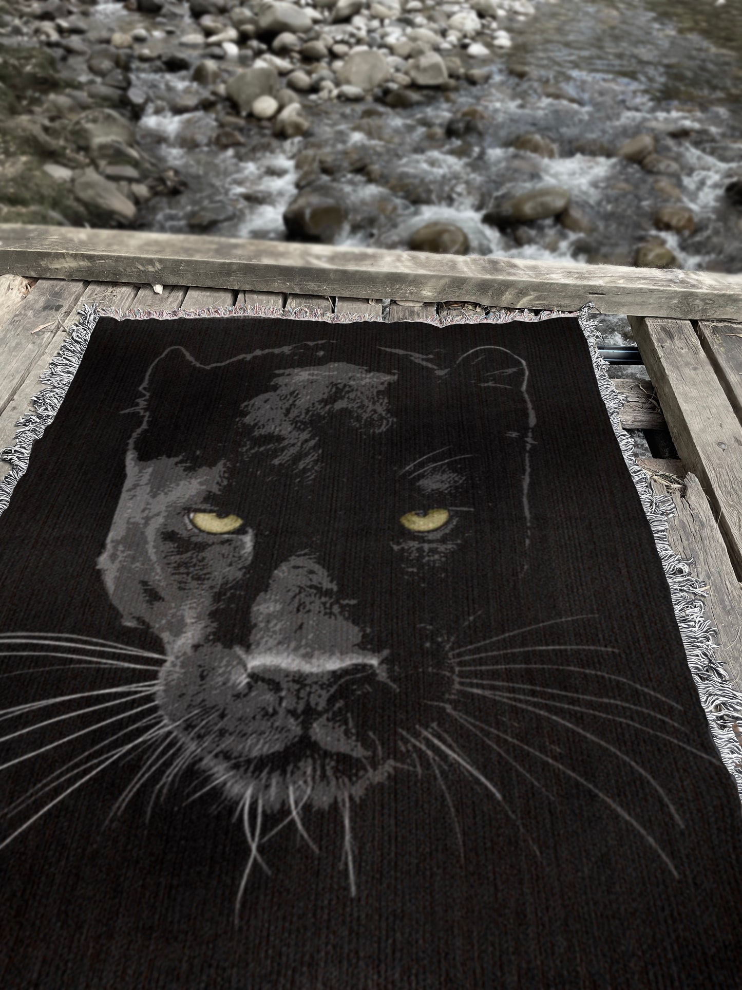 Panther Woven Blanket