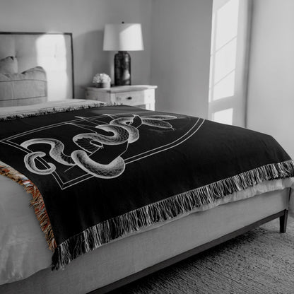 Snakecharmer Woven Blanket