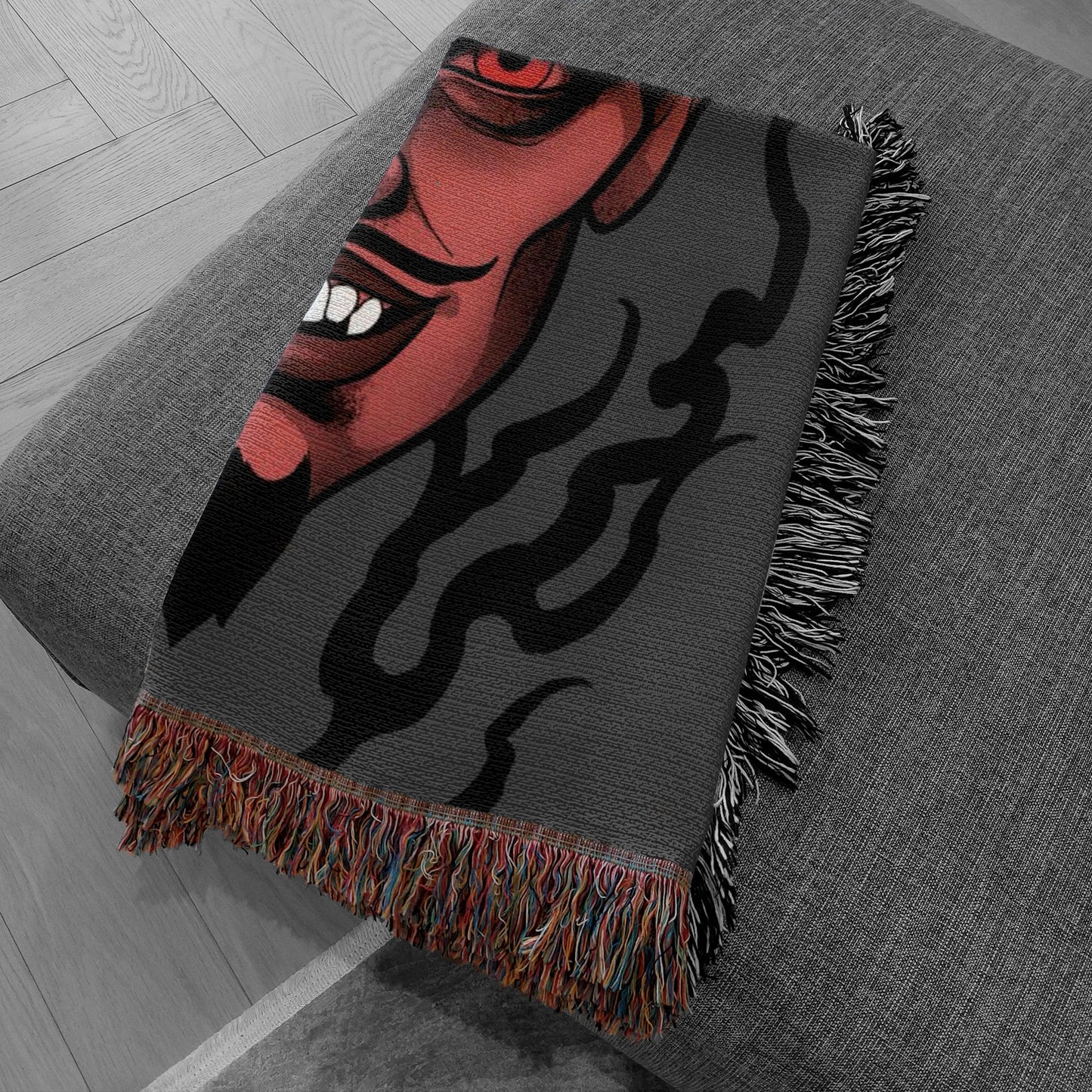 Red devil Woven Blanket