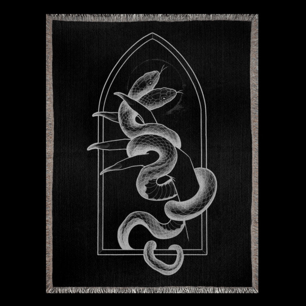 Snakecharmer Woven Blanket