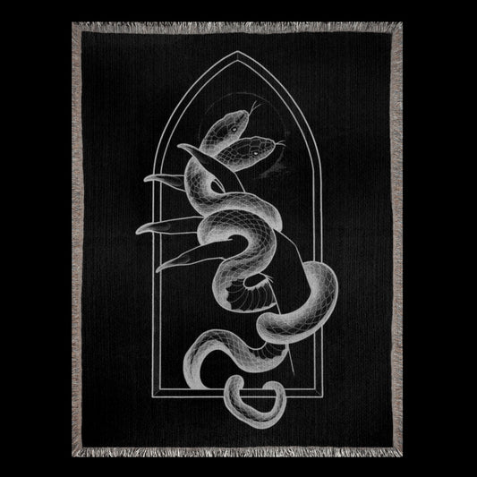 Snakecharmer Woven Blanket